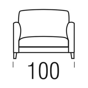 Beltá / Frajumar designové křeslo Slim 100 cm  Sedací soupravy