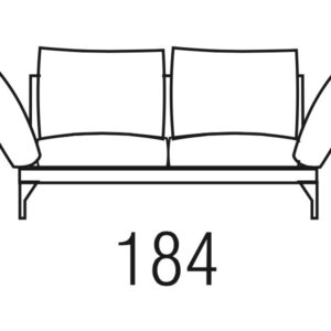 Beltá / Frajumar designové sedačky Asso 184cm  Sedací soupravy