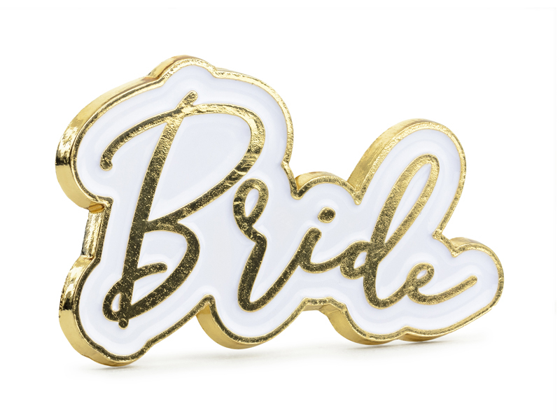 Odznáček Bride - trička na rozlučku se svobodou