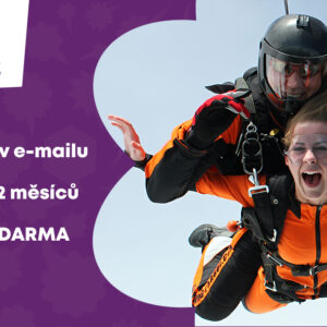 Tandemový seskok z vrtulníku - originální dárek✅