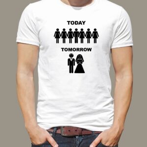 Pánské tričko bílé - Today