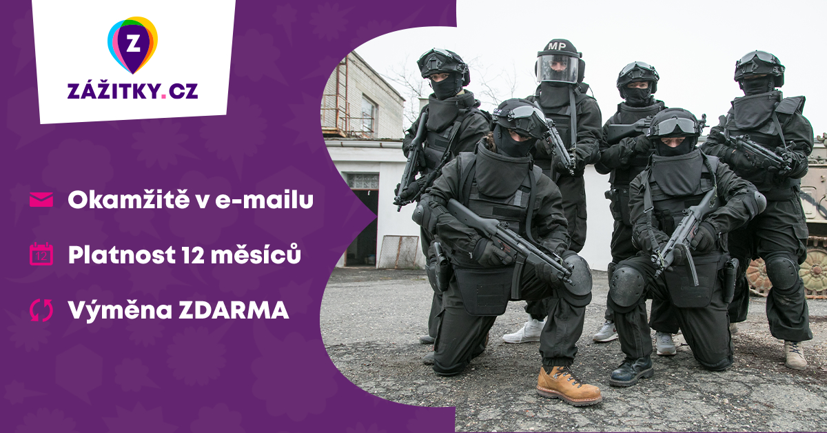 S.W.A.T. trénink + akční střelba - originální dárek✅