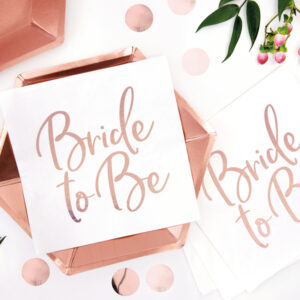 Ubrousky Bride to be rosegold - trička na rozlučku se svobodou