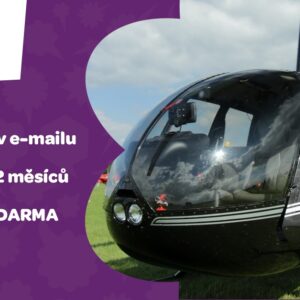 Adrenalinový let ve vrtulníku - originální dárek✅
