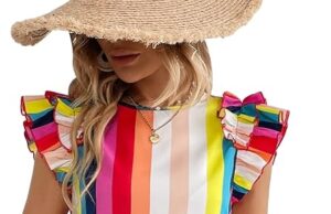 Šaty s duhovými pruhy pro ženy – barevné jaro léto 2024