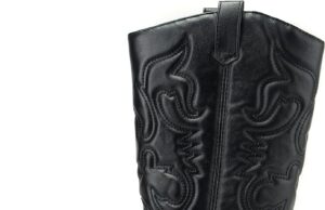 Nové 7 dámské černé westernové boty neodolají 2024